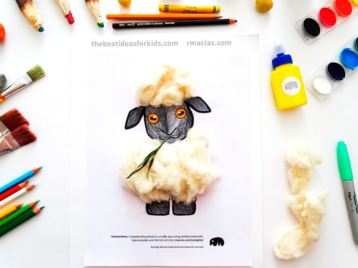 Complete the Animals Kids Craft Activity - The Best Ideas for Kids