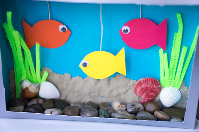 Cereal Box Aquarium The Best Ideas For Kids