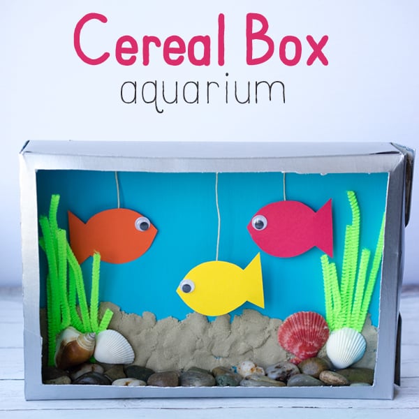 Cereal Box Aquarium