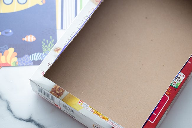 Cut out Cardboard Cereal Box