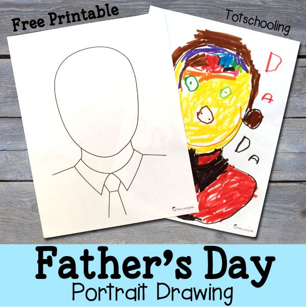 Father's Day Portrait Printable