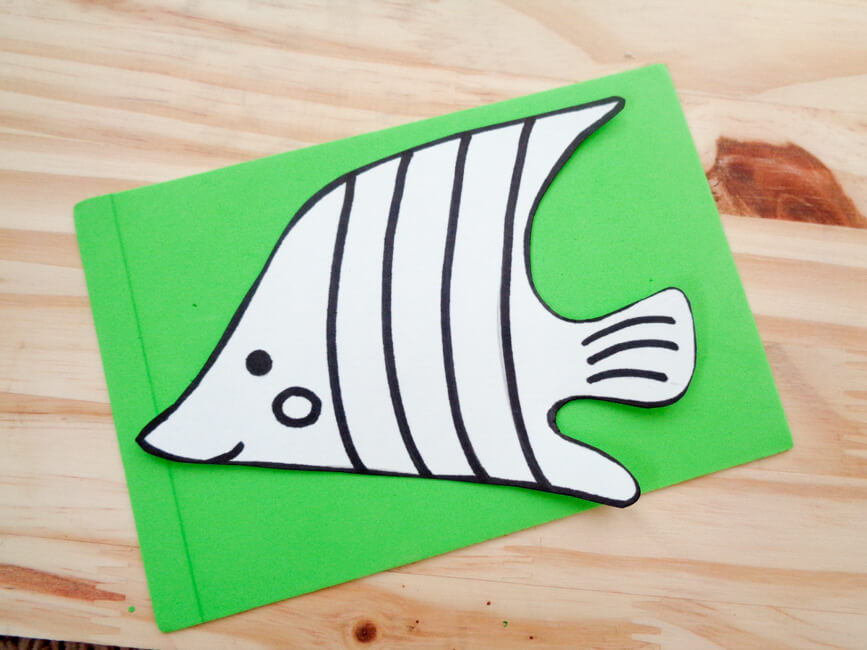 Fish Card Trace Green