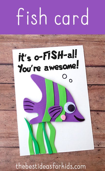 Fish Card Craft for Kids