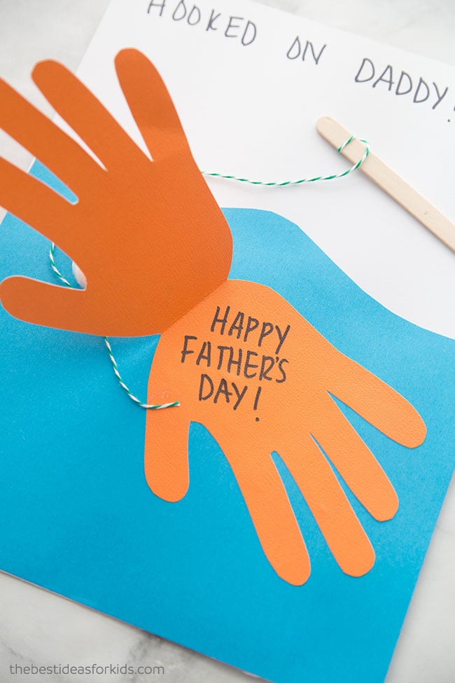 handprint cards for dad