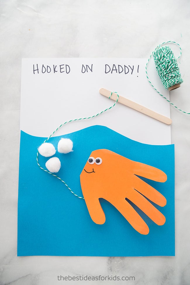 handprint cards for dad