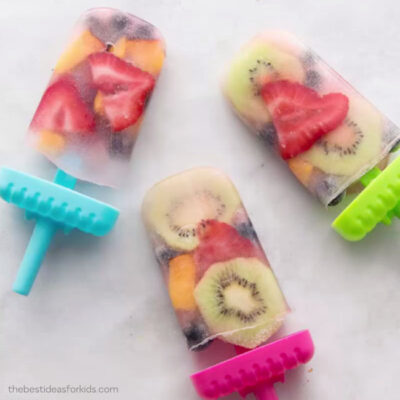 Frozen Fruit Popsicles