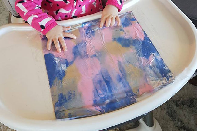 Mess-Free Painting for Toddlers.