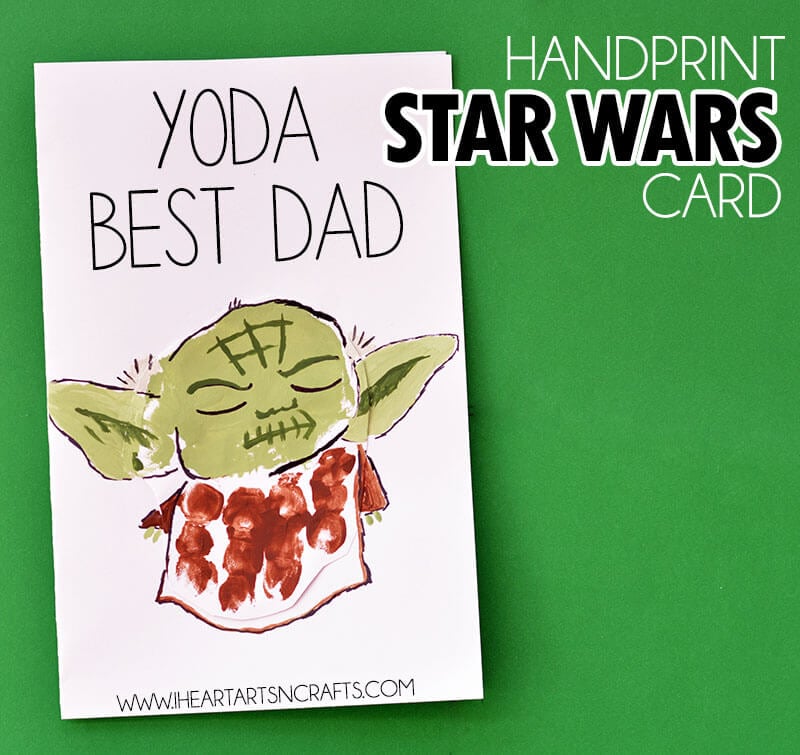 Yoda Best Dad Card