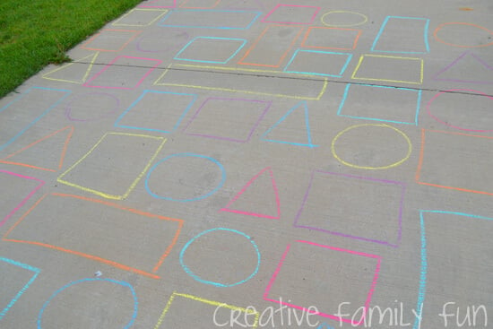 Sidewalk Chalk Maze