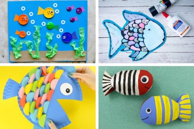 Tissue Paper Fish Craft