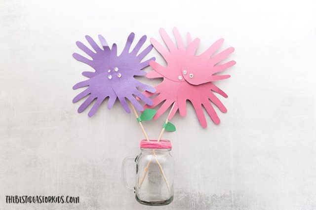 Mother's Day Handprint Flower Pot - The Best Ideas for Kids