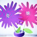 Handprint Flowers Craft for Kids