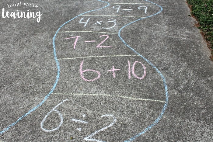 Sidewalk Chalk Math