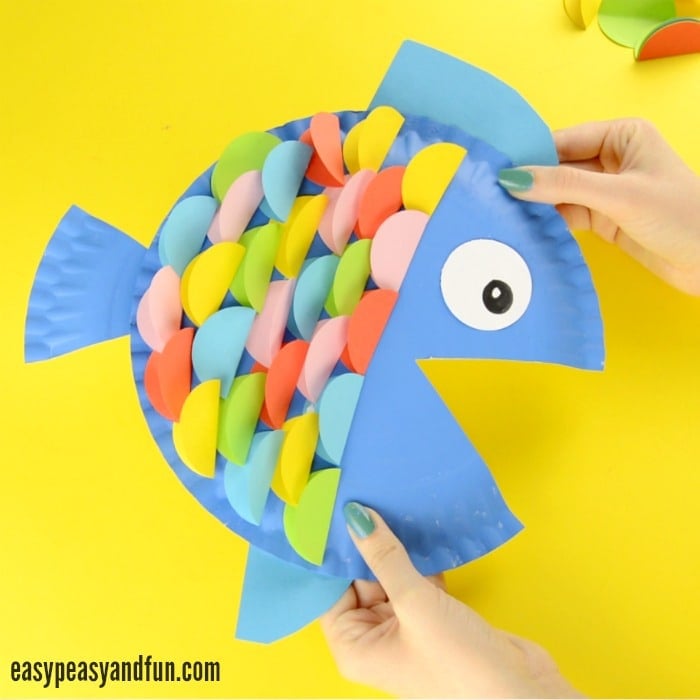 Paper Plate Fish Craft