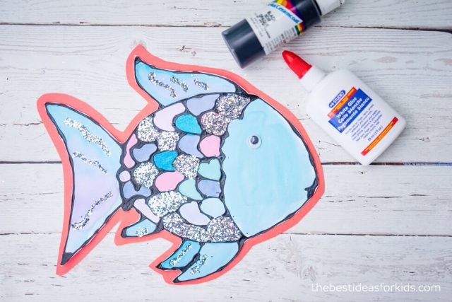 Rainbow Fish Printable Template from www.thebestideasforkids.com