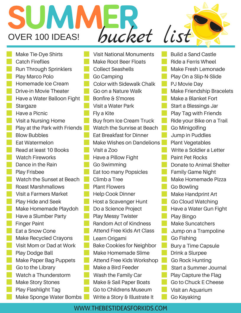 What is a Bucket List, Letter Project