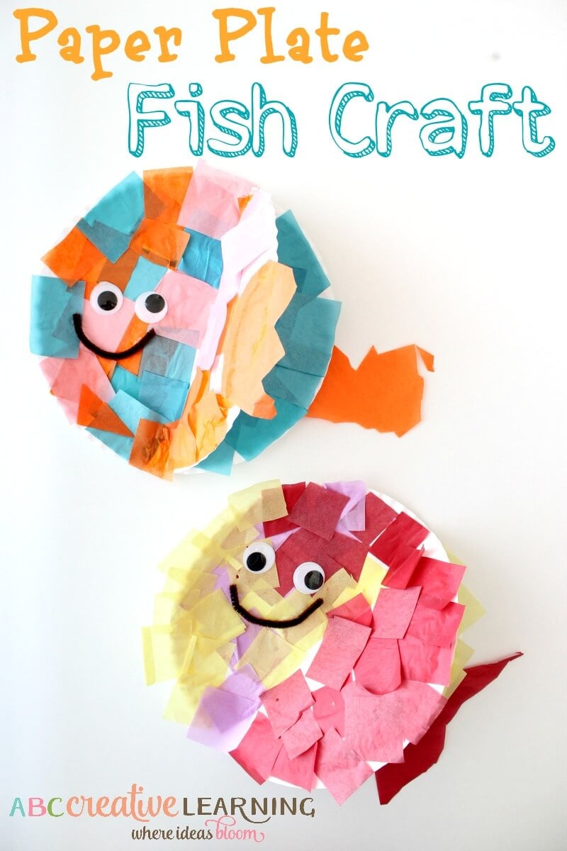 Tissue Paper Fish Craft