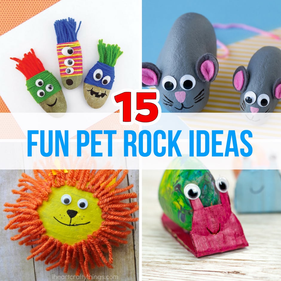 The Easiest Pet Rock To Make With the Kids