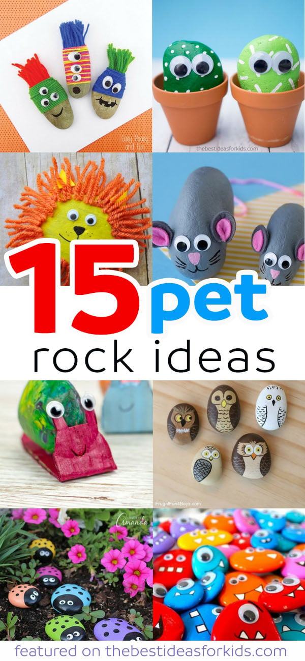 Pet Rocks - Process Art Painting Activity for Preschoolers