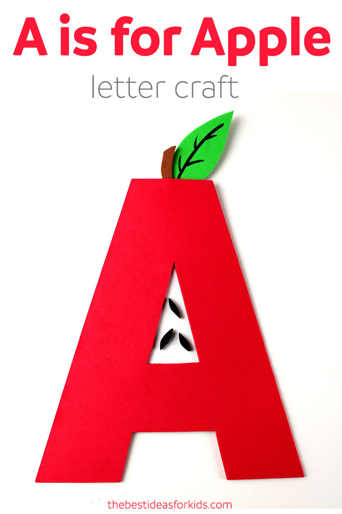 Letter A Craft - A is for Apple