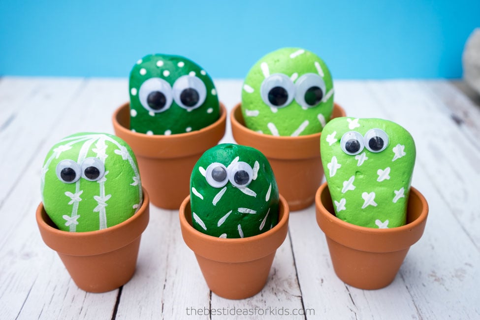 How to make DIY cactus rocks