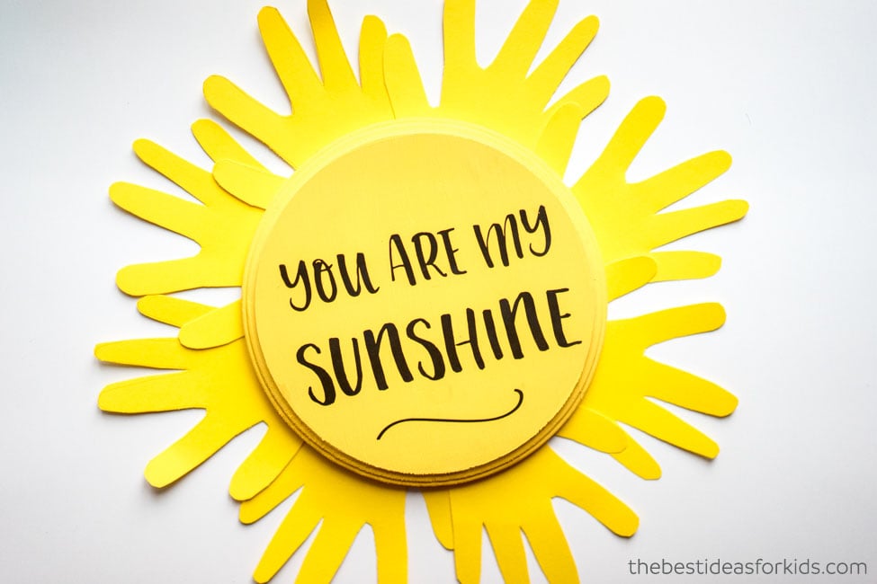 You Are My Sunshine Craft Sun Handprint The Best Ideas For Kids You Are My Sunshine Craft Sun Handprint The Best Ideas For Kids
