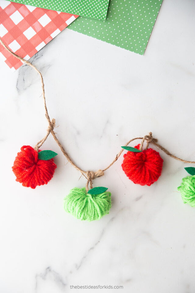 DIY Apple Garland