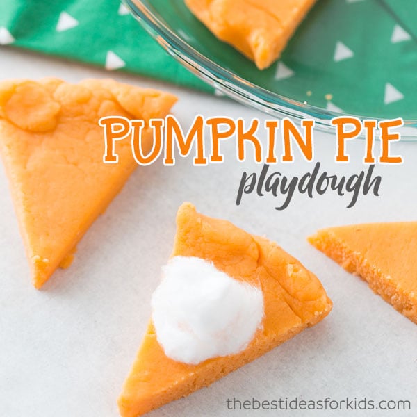 pumpkin pie playdough scented fall