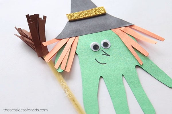 Add Broom to your Handprint Witch