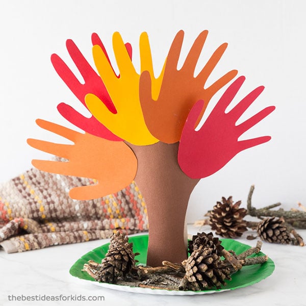 Autumn Handprint Tree