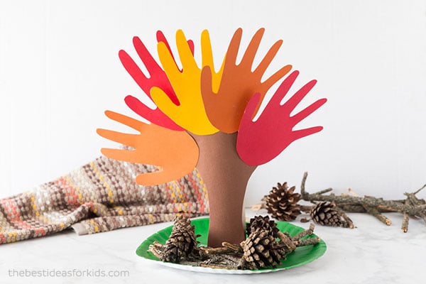 Fall Handprint Tree