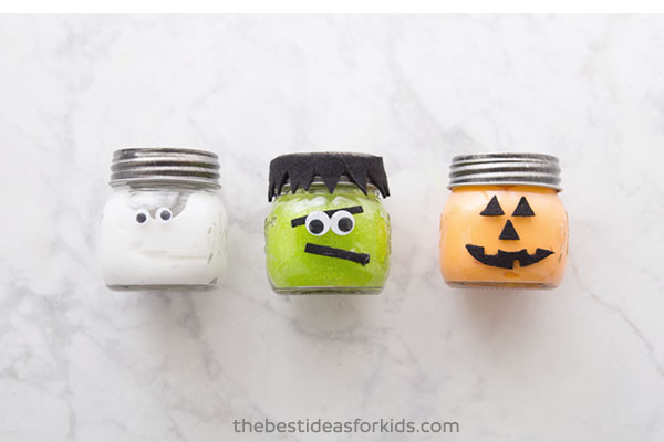 Halloween Slime Jars