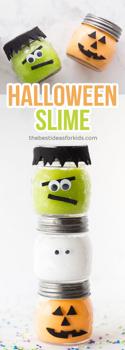 Black Glitter Halloween Slime - Everyday Shortcuts