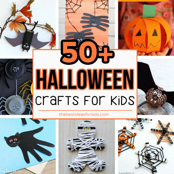 50+ Halloween Crafts for Kids - Art and Craft Tutorials & Ideas - Easy  Peasy and Fun