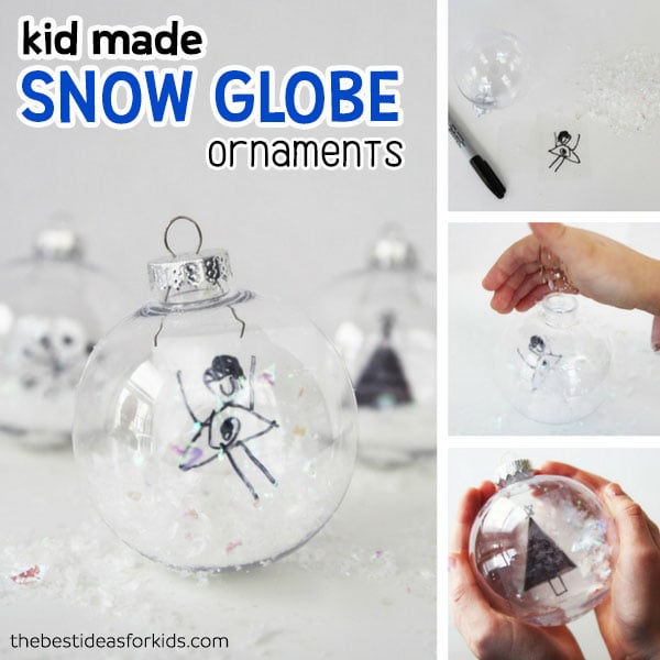 DIY Snow Globe Ornaments