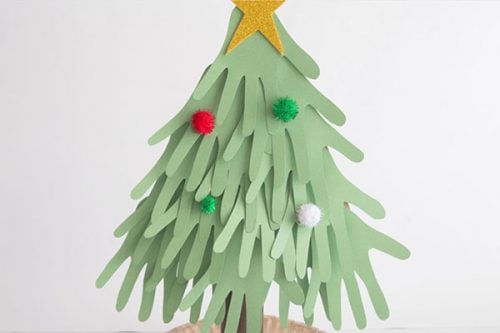 Handprint Christmas Tree - The Best Ideas for Kids