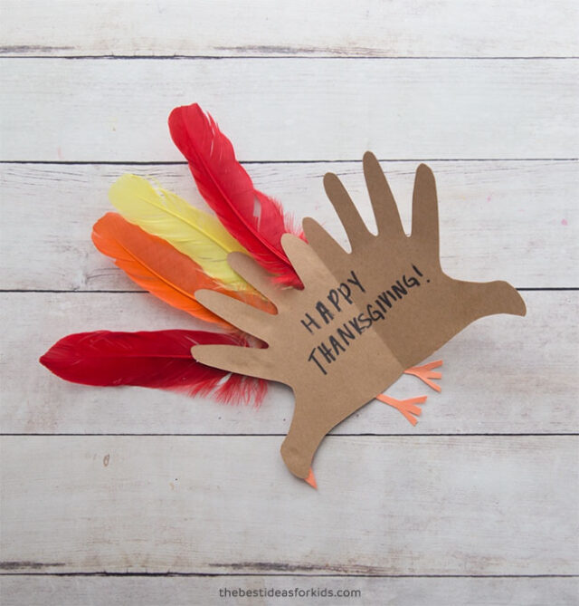 Handprint Turkey Card