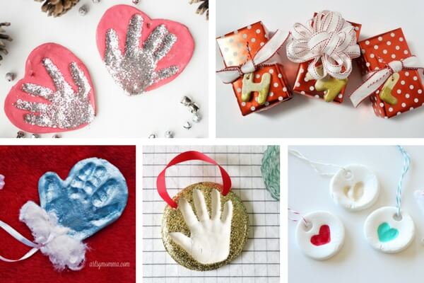 Salt Dough Handprint Ideas