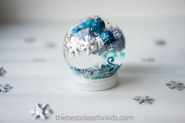 Snow Globe Sensory Bottle