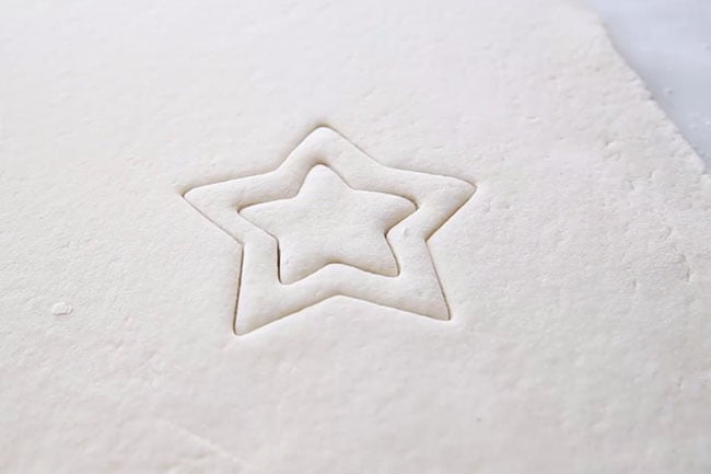 Star Cut Outs for Salt Dough Decorations