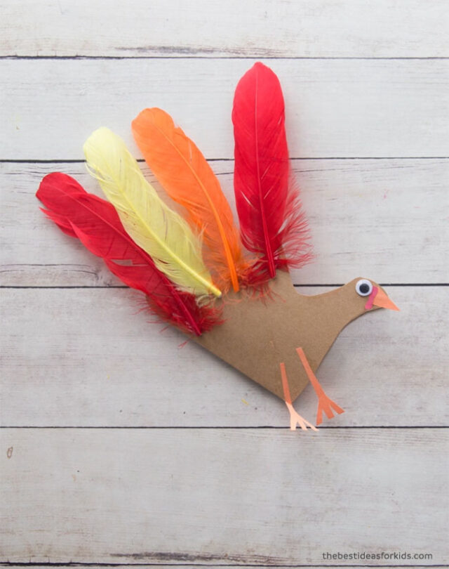 Turkey Handprint Craft for Kids