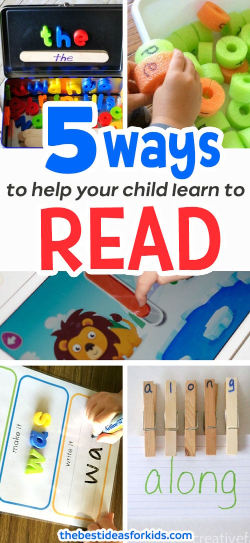 5 ways to help your child learn to read