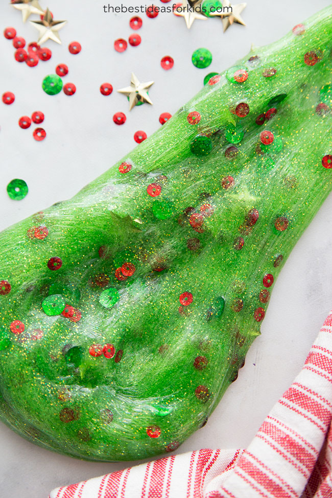 How to Make Christmas Slime