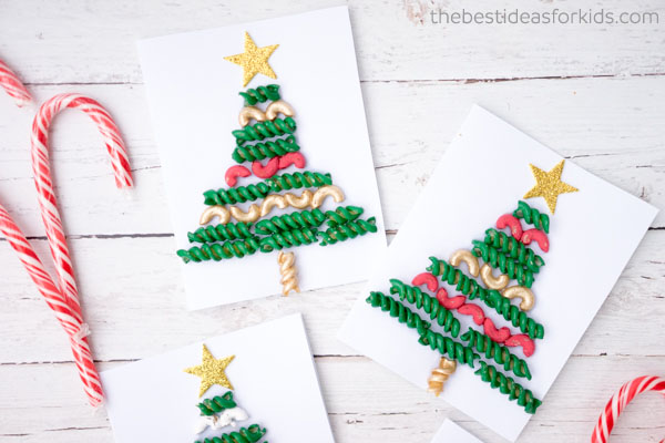 Christmas Tree Pasta And Macaroni Craft The Best Ideas For Kids