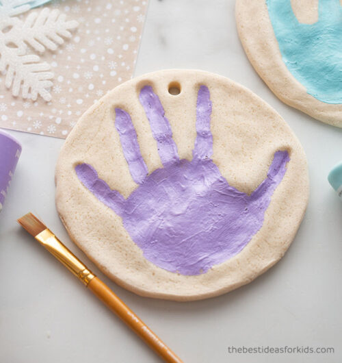 Salt Dough Handprint (Easy Recipe)