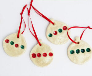 Christmas Tree Fingerprint Ornament