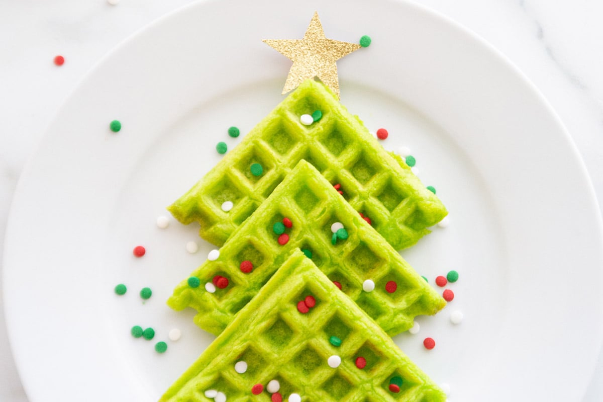 Christmas Tree Waffle