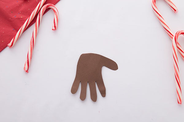 Handprint Reindeer Ornament