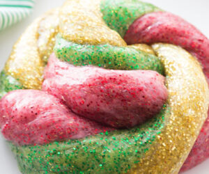 Glitter Glue Slime for Christmas