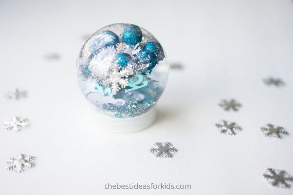 Snowflake Sensory Bottle Craft